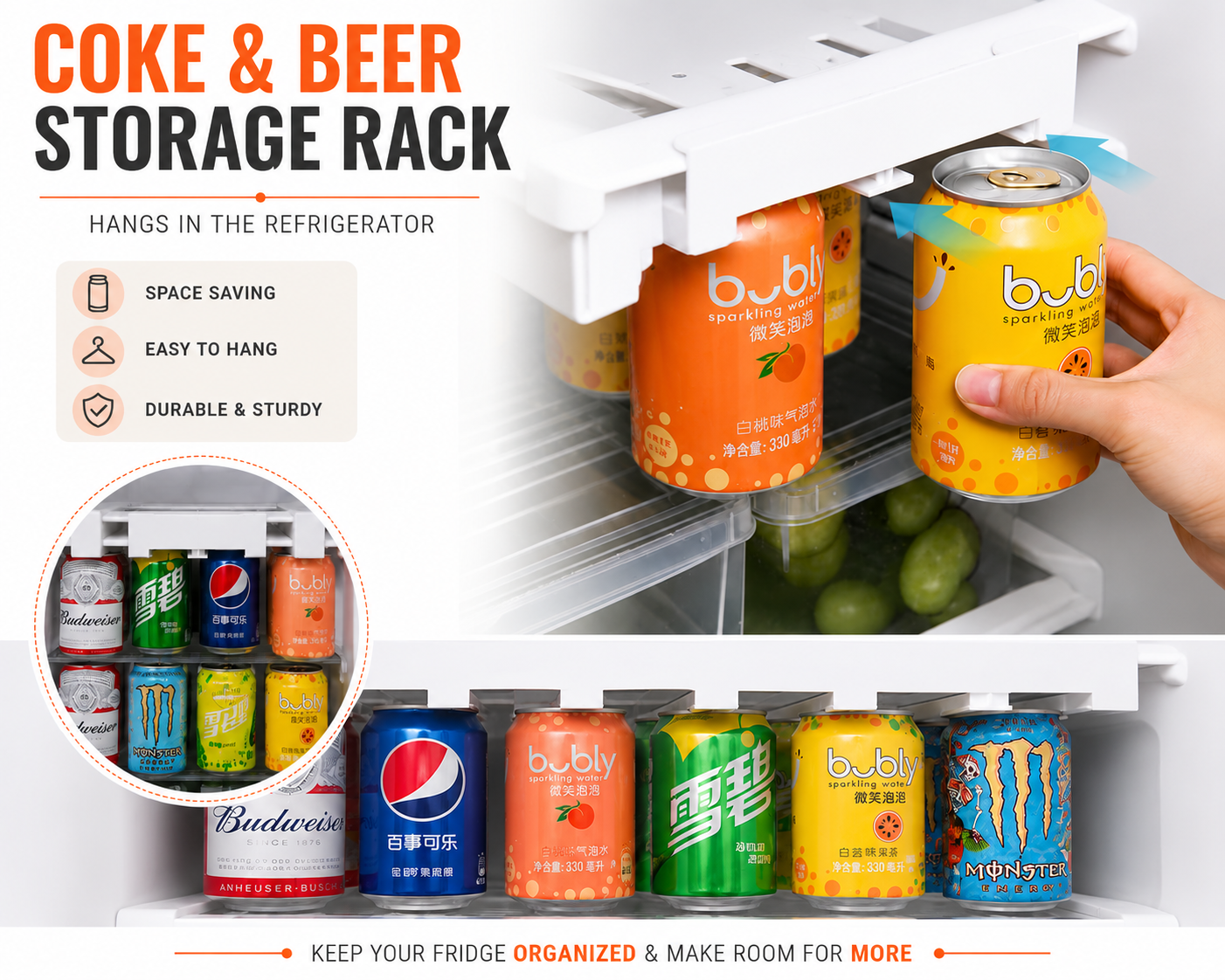 Coke and Beer Storage Rack
