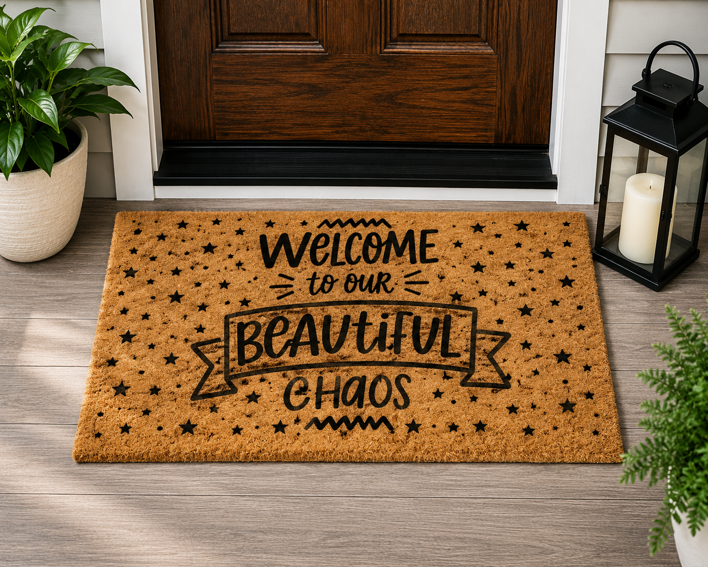 Welcome to our Beautiful Chaos Doormat