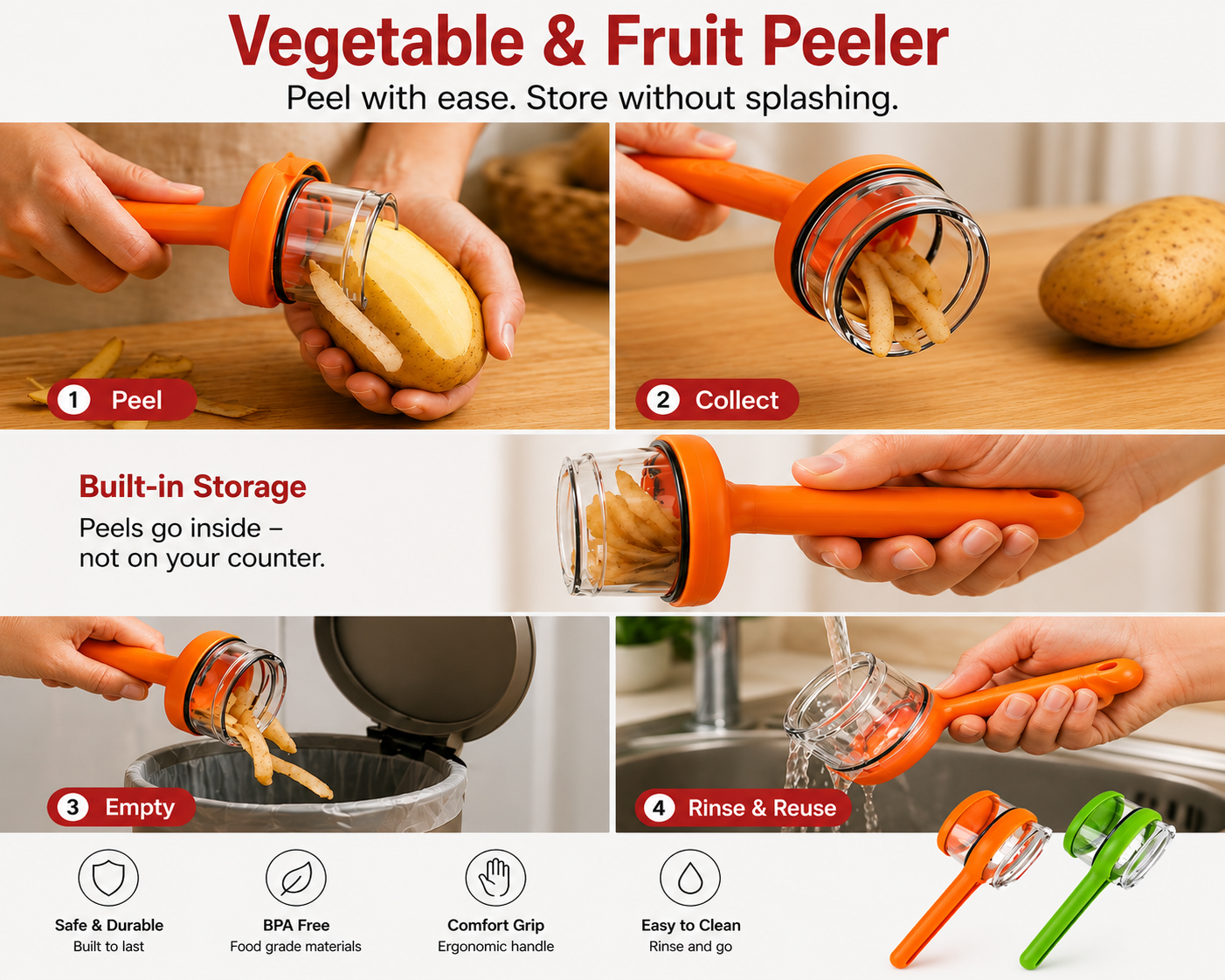 Vegetable & Fruit Peeler