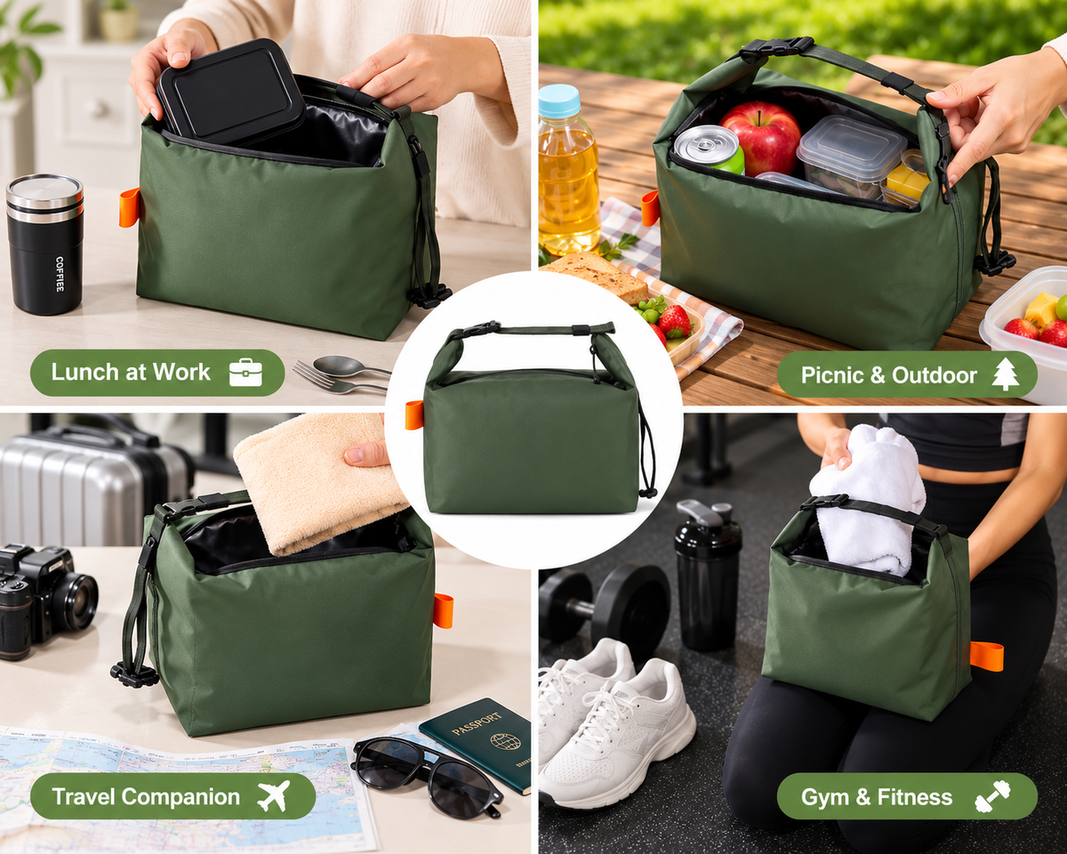 Insulated Lunch Bag - 25 x 16 x 22 cm