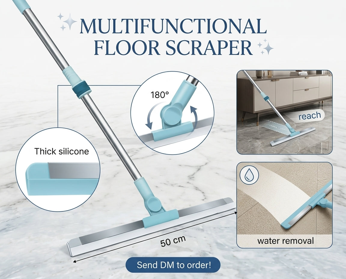 50cm Thick Silicone Scraper for Water & Hair Removal