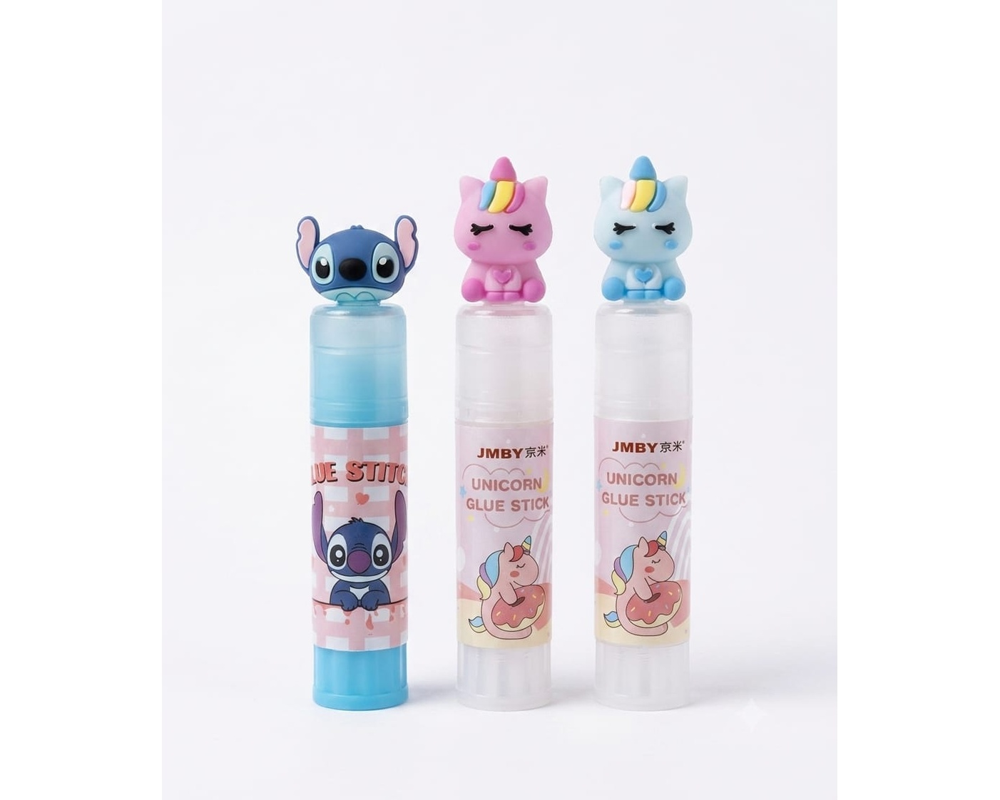 Cute Character Glue Stick for Kids – Unicorn & Stitch