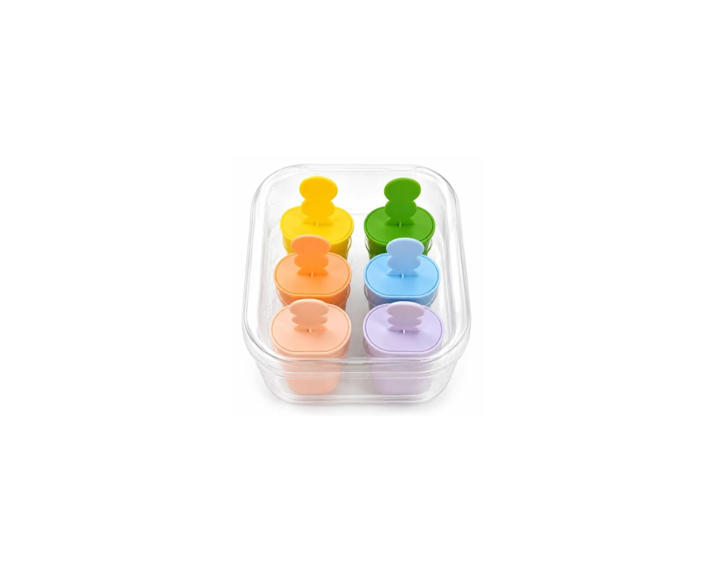 Silicone Popsicle Mold Set with Container
