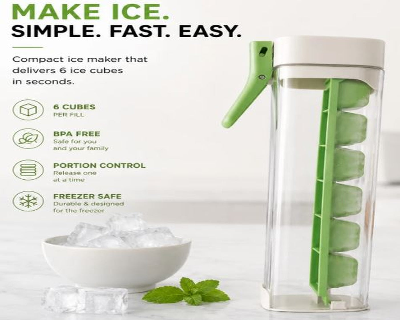Ice Cube Maker Bottle