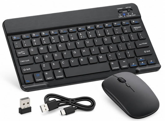 Wireless Keyboard And Mouse- Black