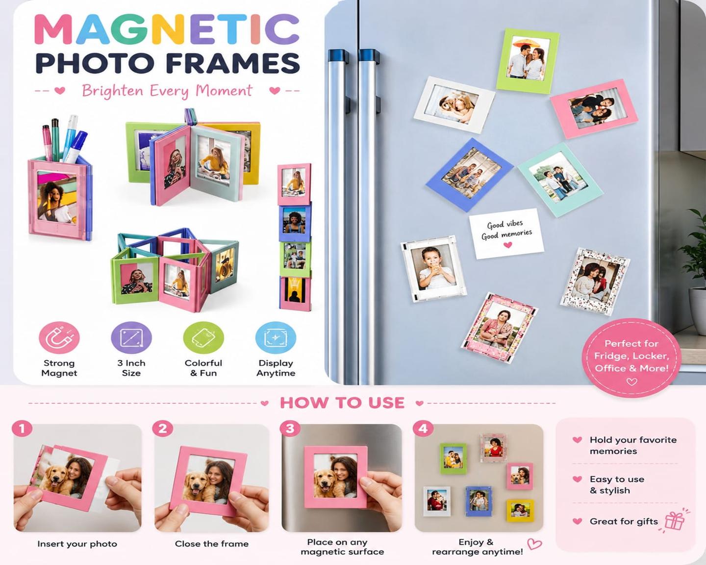 Magnetic Photo Frames