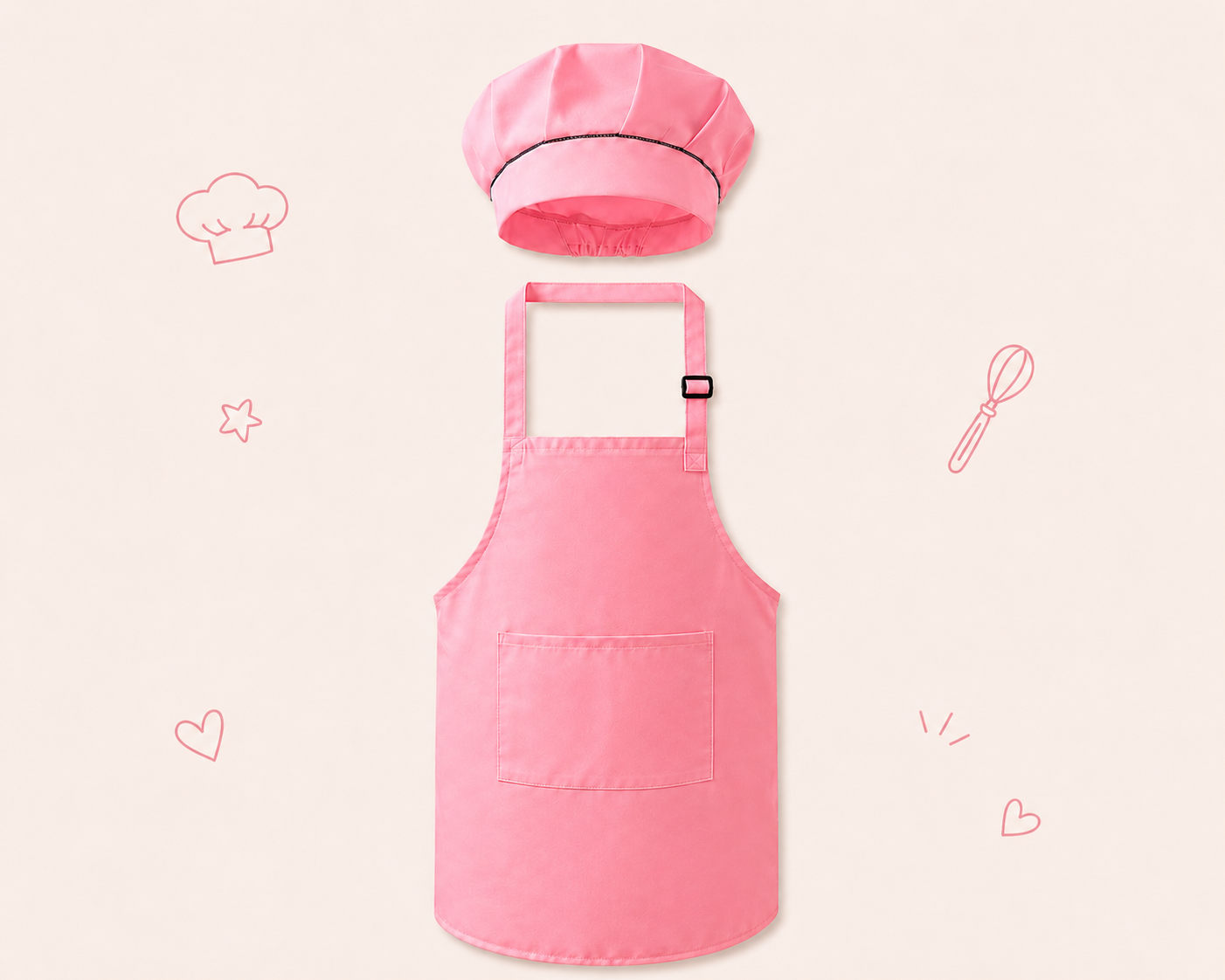 Mini chef set hat+arpon