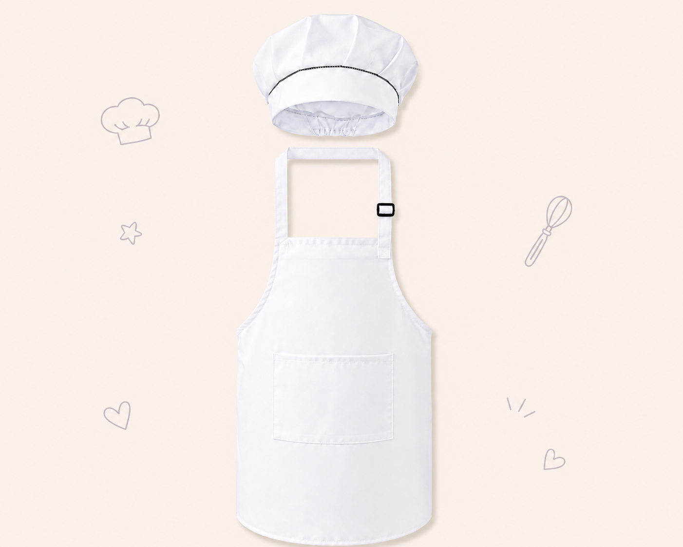 Mini chef set hat+arpon