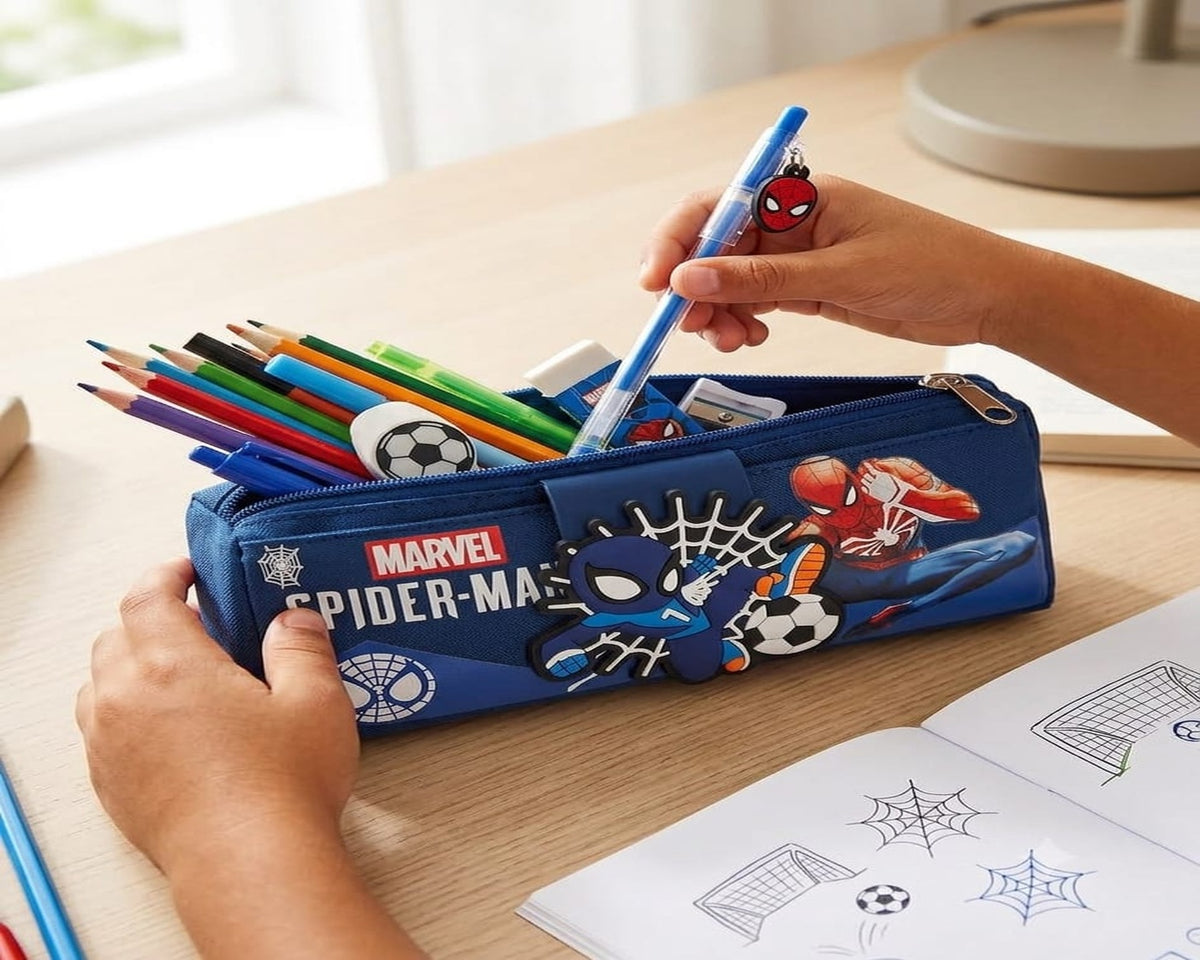 Spider-Man Kids Pencil Case (20 cm x 9 cm)