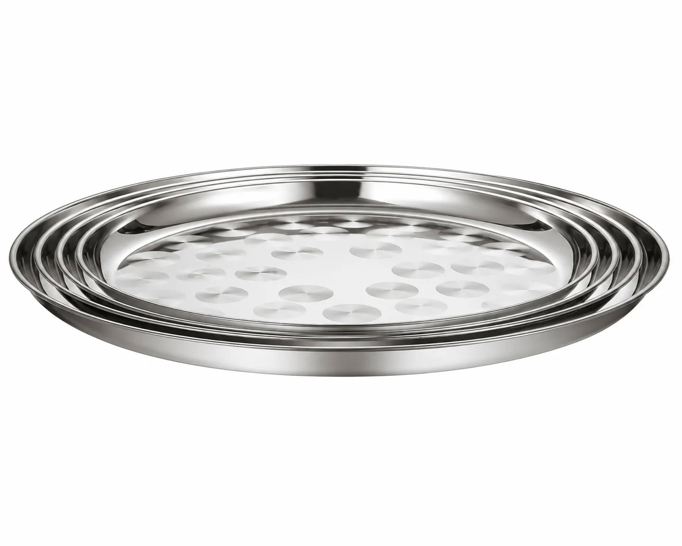 Multi-use Stainless Steel Trays Set of 4