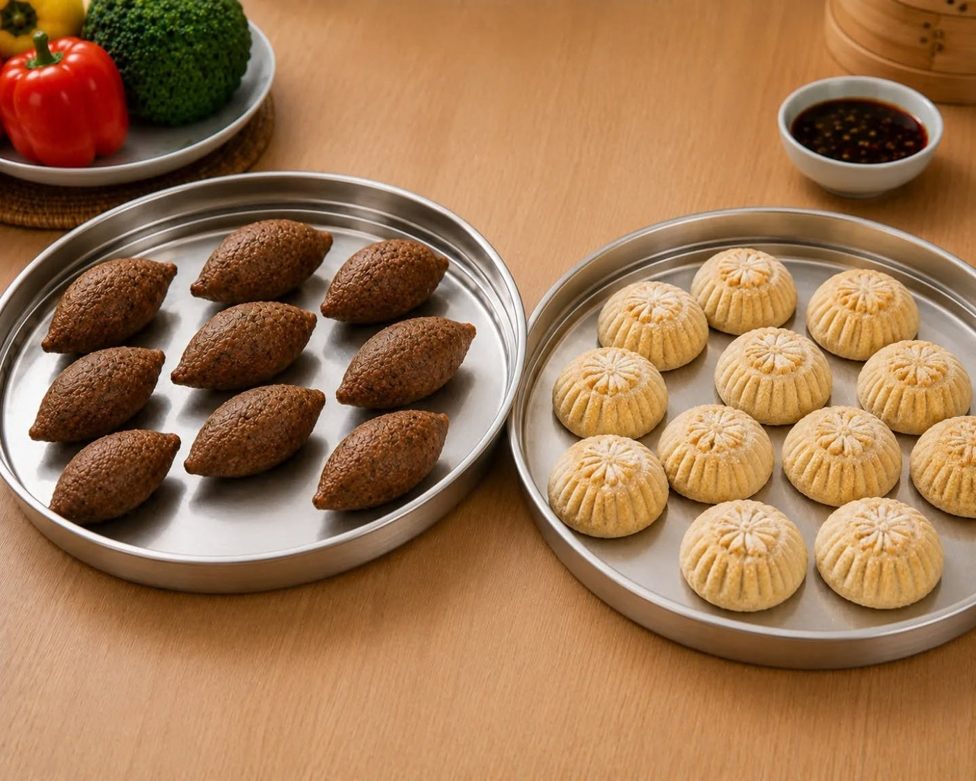 Multi-use Stainless Steel Trays Set of 4