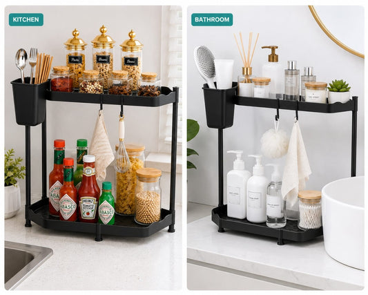 2 Tier Multi-Purpose Organizer Rack