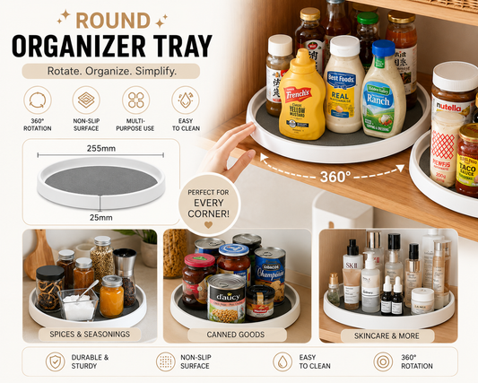 360° Rotating Organizer Tray