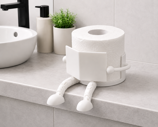 Cute Toilet Paper Holder Stand