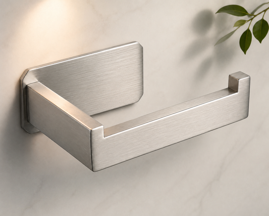 No-Drill Self-Adhesive Stainless Steel Toilet Paper Holder