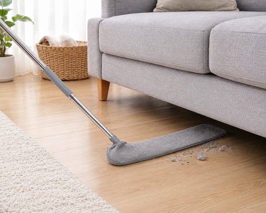 Under Furniture Dust Cleaner with Extendable Handle