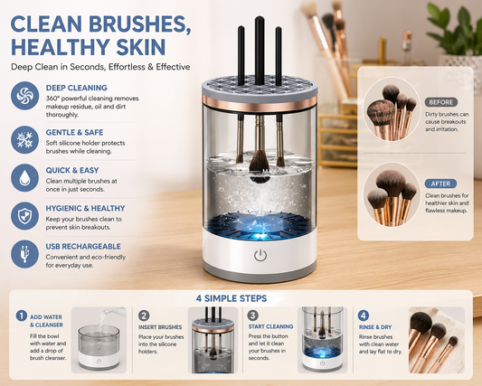 USB Electric Makeup Brush Washer