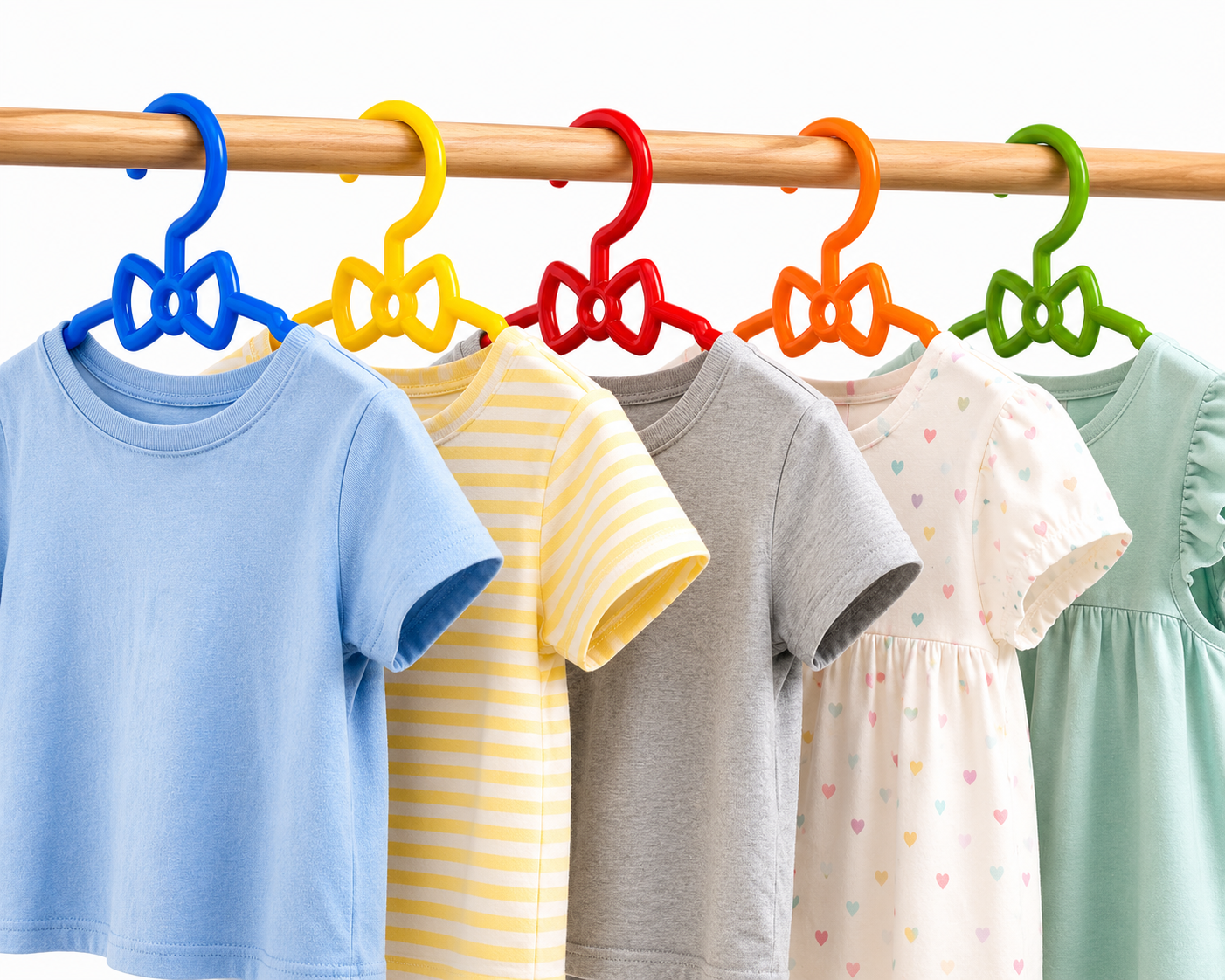 Colorful Kids Hanger -Pack of 5