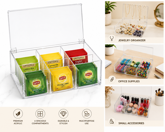 Acrylic Tea Organizer