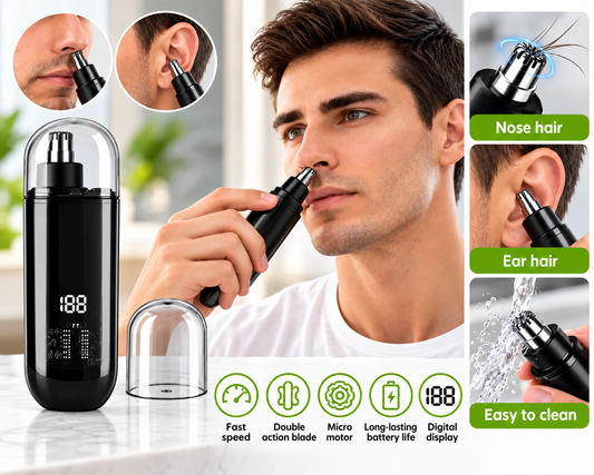 Nose & Ear Hair Trimmer- GREEN LYCA GL9643