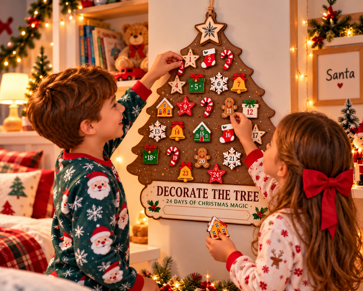 Christmas Advent Calendar Tree for Kids