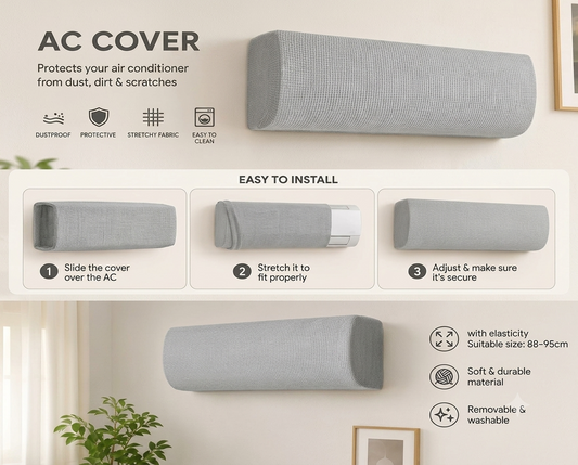 Stretchable Dustproof AC Cover for Split Air Conditioners