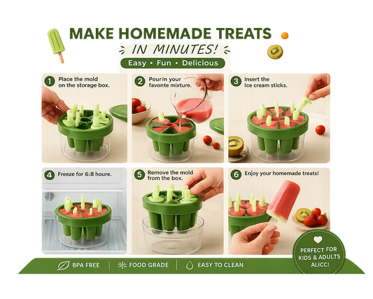 Popsicle Maker with Storage Container