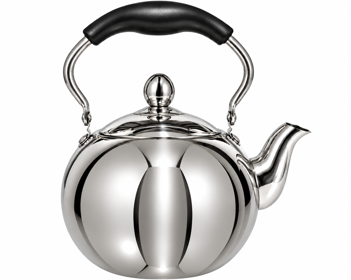 Stainless Steel Whistling Tea Kettle with Ergonomic Handle- 1.5L