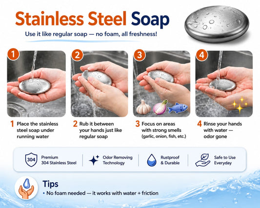 Stainless Steel Soap Odor Remover