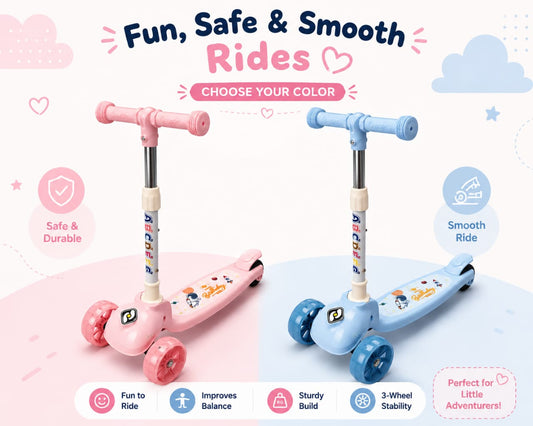 3-Wheel Kids Scooter