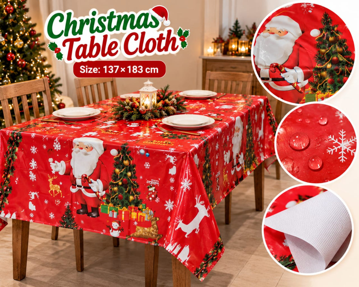 Christmas Tablecloth 137 × 183 cm