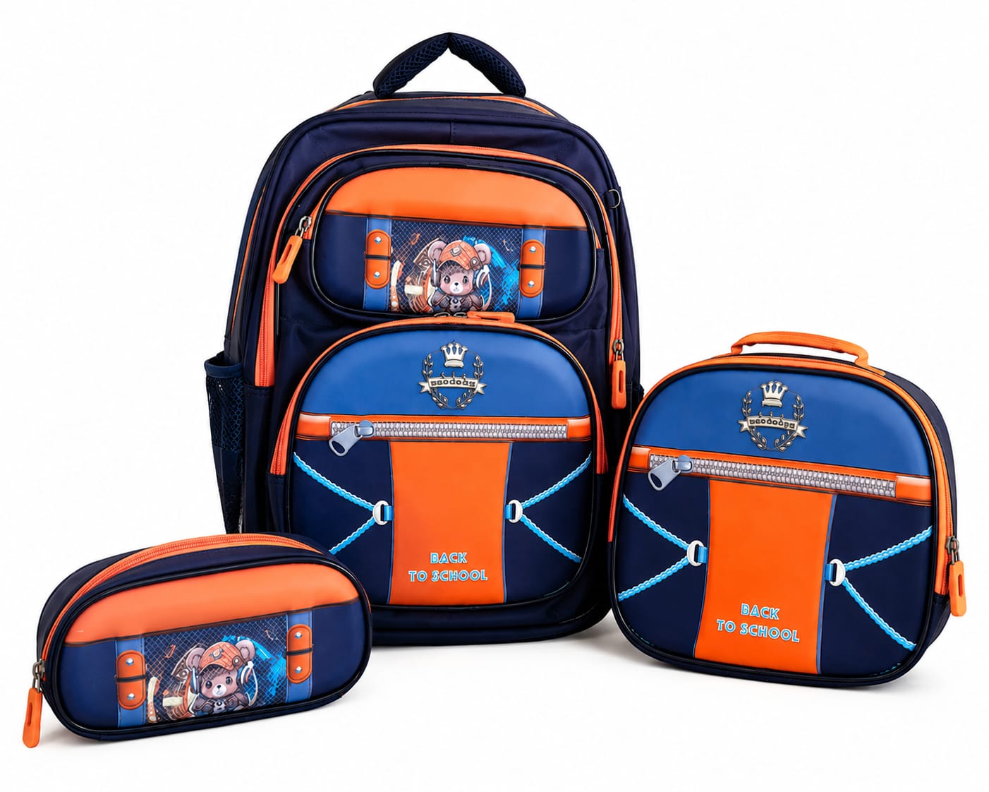 Boys 3-Piece School Bag Set