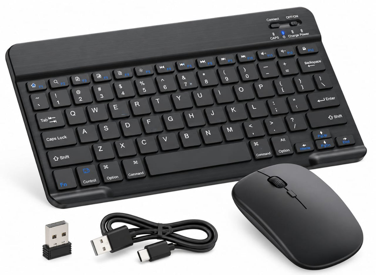Wireless Keyboard And Mouse- Black