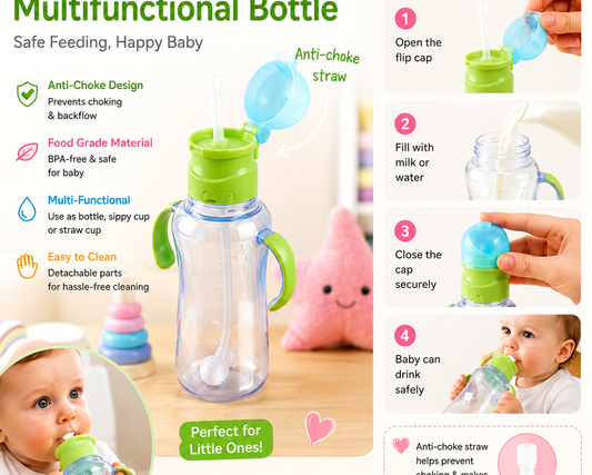 Baby Anti-Choke Sippy Bottle