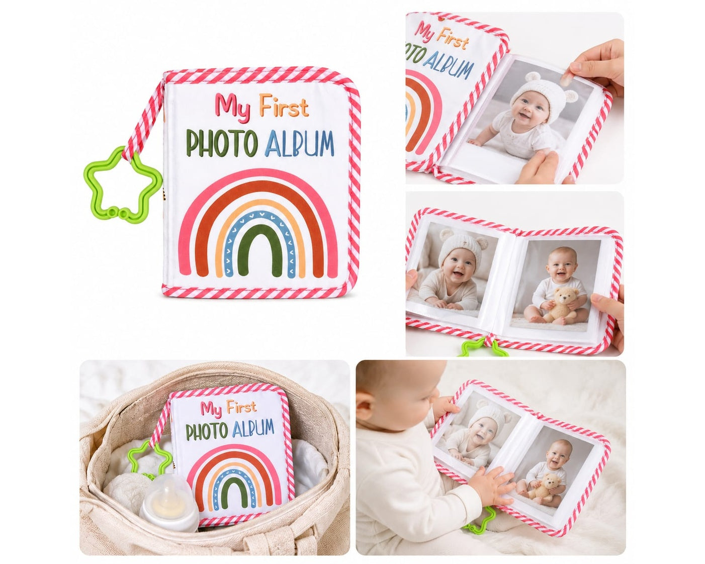 Baby's First Soft Cloth Photo Album