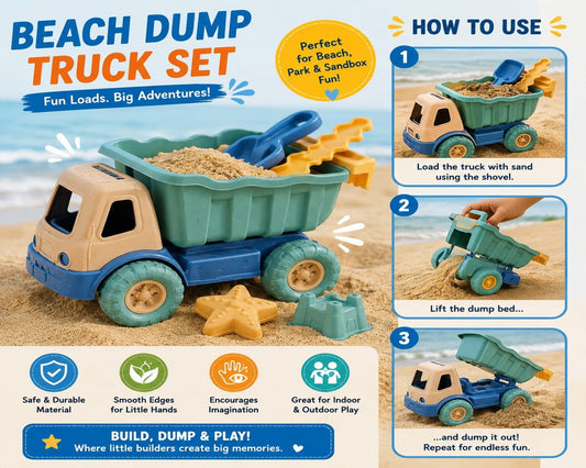 Beach Dump Truck Set