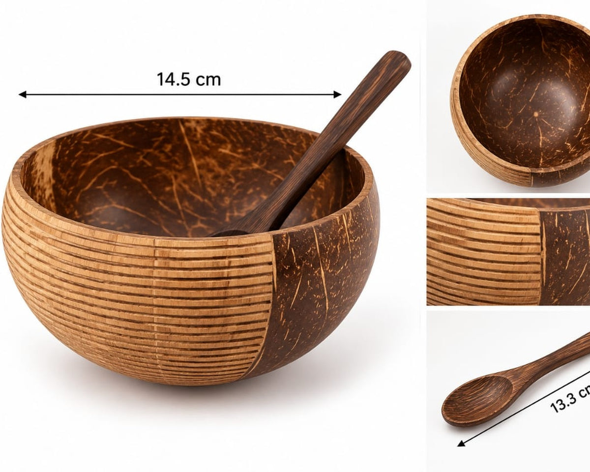 Bamboo Bowl with Spoon