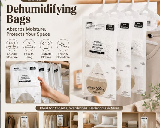Dehumidifying Bags for Closet Set of 4PC