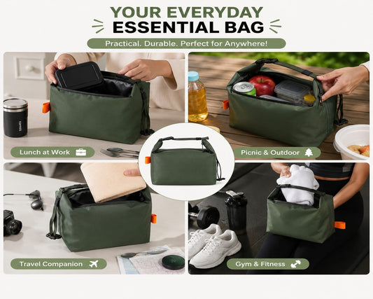 Insulated Lunch Bag – Reusable Thermal Cooler