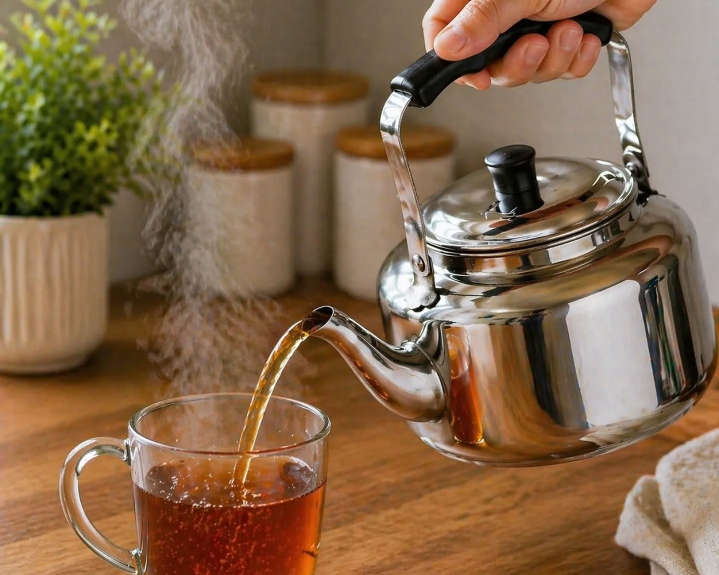 Stainless Steel Tea Kettle 1L