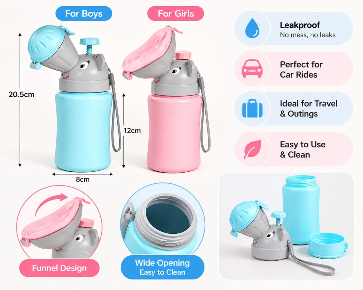 Kids Portable Potty Bottle for Boys & Girls