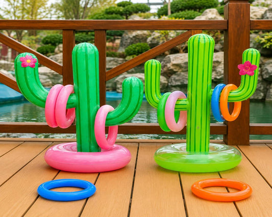 Inflatable Cactus Ring Toss Game