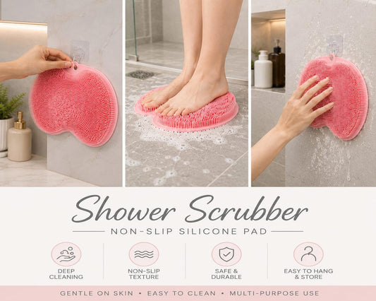 Silicone Shower Scrubber