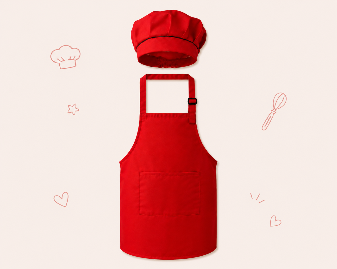 Mini chef set hat+arpon