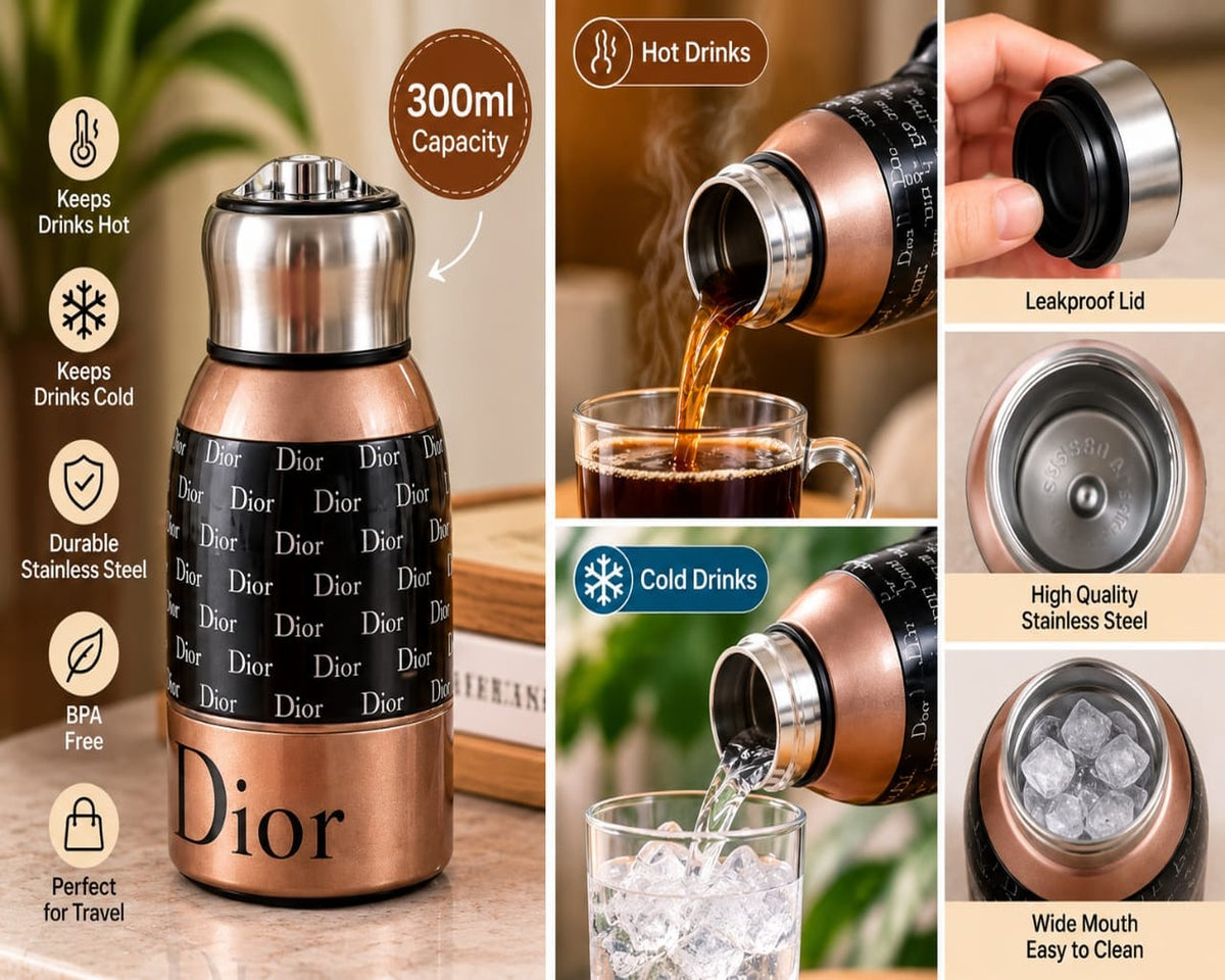 300ml Insulated Stainless Steel Thermos Bottle