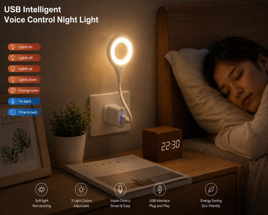 USB Voice Control Night Light